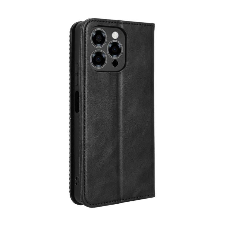 Magnetic Buckle Retro Texture Leather Phone Case, Compatible with Doogee Note 58 / Note 58 Pro