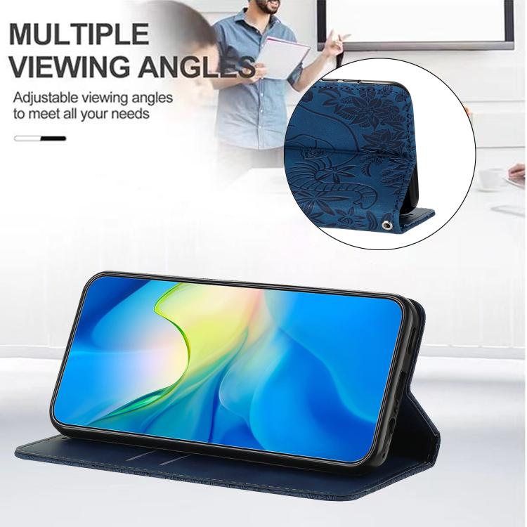 Retro Elephant Embossed Leather Phone Case, Compatible with Honor X6 4G