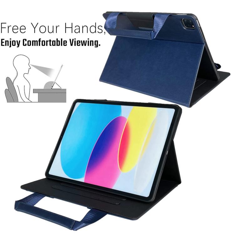 Zipper Handle Retro Smart Leather Tablet Case, Compatible with iPad mini 2024 / 6