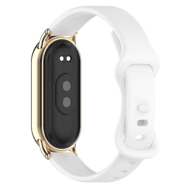 Butterfly Buckle Silicone Watch Band, 12mm