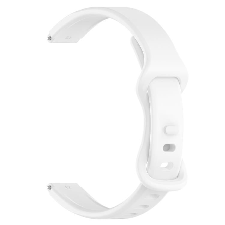 Butterfly Buckle Silicone Watch Band, 12mm