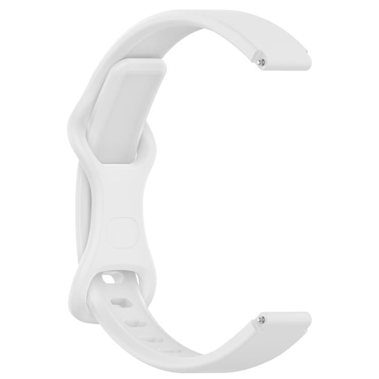 Butterfly Buckle Silicone Watch Band, 12mm