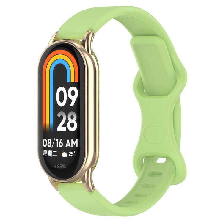 Butterfly Buckle Silicone Watch Band, 12mm