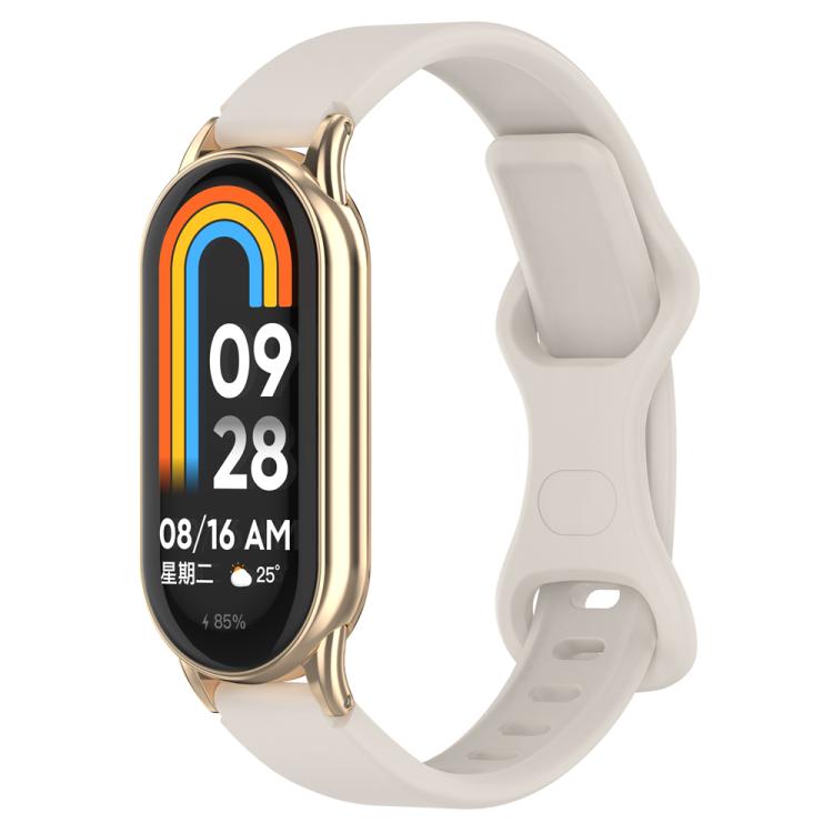 Butterfly Buckle Silicone Watch Band, 12mm