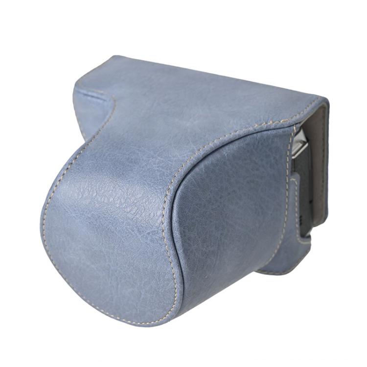 Retro Litchi Texture Leather Full Body Camera Case Bag with Strap, Compatible with FUJIFILM X-M5