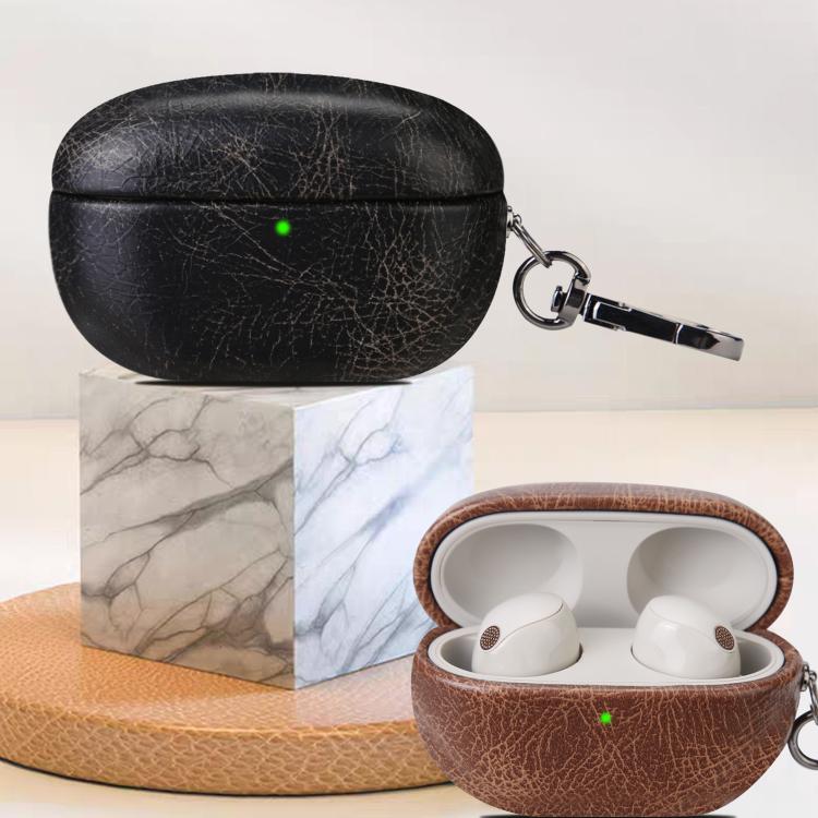 Retro Crazy Horse Earphone Case, Compatible with Sony WF-1000XM5