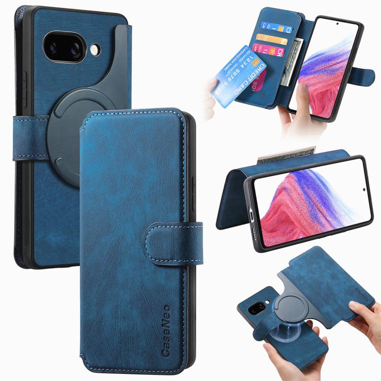 CaseNeo MagSafe RFID Anti-theft Retro Leather Phone Case