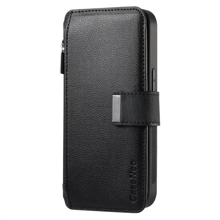 CaseNeo MagSafe RFID Anti-theft Zipper Wallet Retro Leather Phone Case, For Samsung Galaxy A06