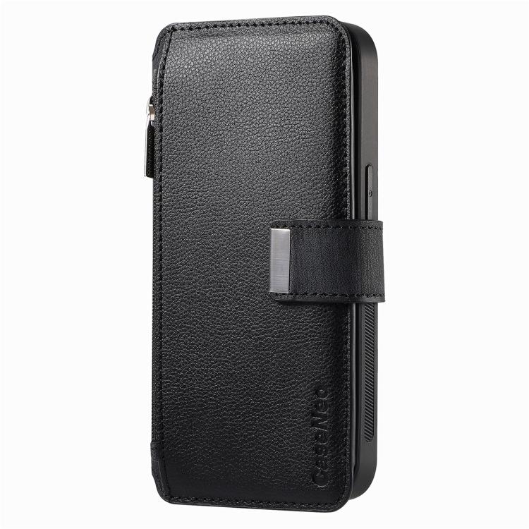 CaseNeo MagSafe RFID Anti-theft Zipper Wallet Retro Leather Phone Case, For Samsung Galaxy A53