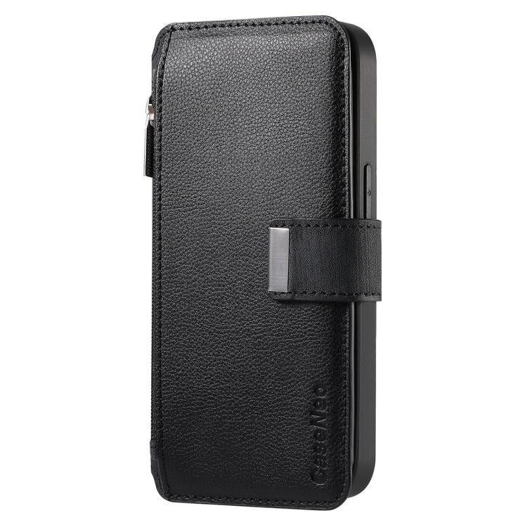 CaseNeo MagSafe RFID Anti-theft Zipper Wallet Retro Leather Phone Case, For Samsung Galaxy A14 5G