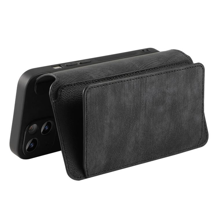 CaseNeo MagSafe RFID Anti-theft Zipper Wallet Retro Leather Phone Case, Compatible with Redmi Note 10 4G / 10S