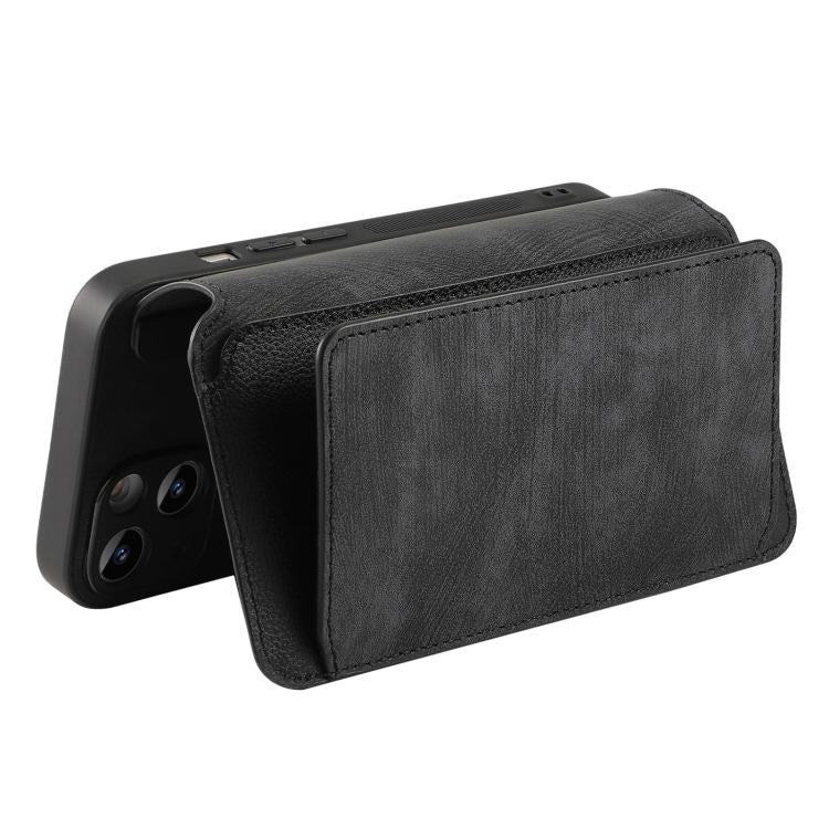 CaseNeo MagSafe RFID Anti-theft Zipper Wallet Retro Leather Phone Case, Compatible with Redmi Note 13 5G