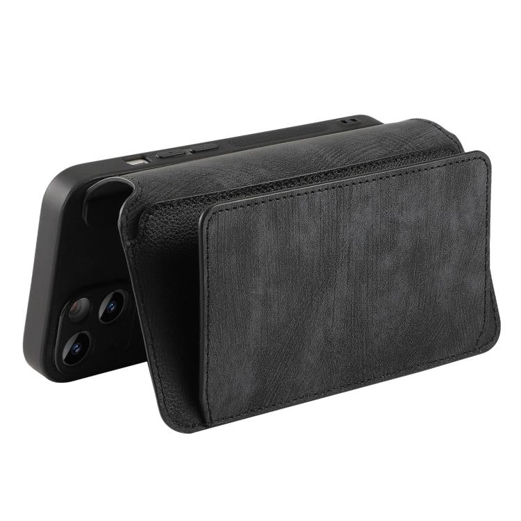 CaseNeo MagSafe RFID Anti-theft Zipper Wallet Retro Leather Phone Case, Compatible with Redmi Note 13 Pro+