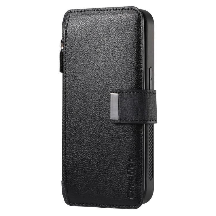 CaseNeo MagSafe RFID Anti-theft Zipper Wallet Retro Leather Phone Case, Compatible with vivo Y21s / Y32 / Y21 2021