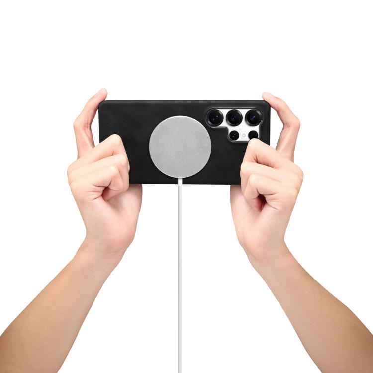 Retro Texture MagSafe Phone Case, Compatible with Samsung Galaxy S25 Ultra 5G