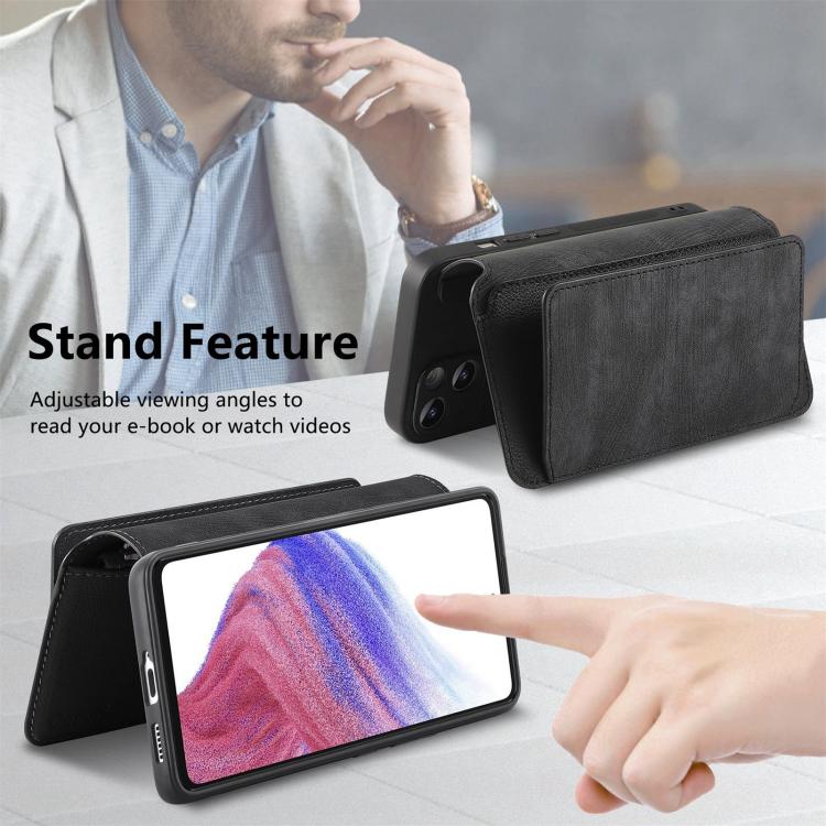CaseNeo MagSafe RFID Anti-theft Zipper Wallet Retro Leather Phone Case, Compatible with OnePlus Ace 5