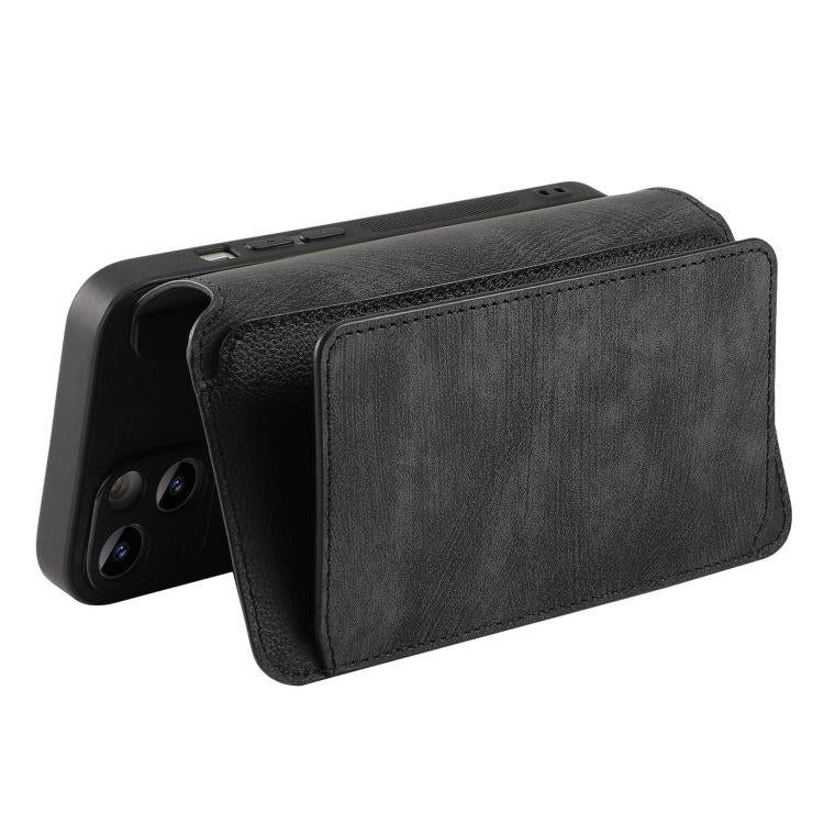 CaseNeo MagSafe RFID Anti-theft Zipper Wallet Retro Leather Phone Case, Compatible with OnePlus 11