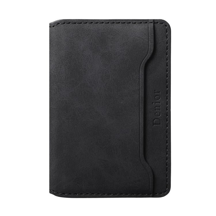 Denior V08 Magsafe Wallet Retro Texture Leather Magnetic Card Holder Bag