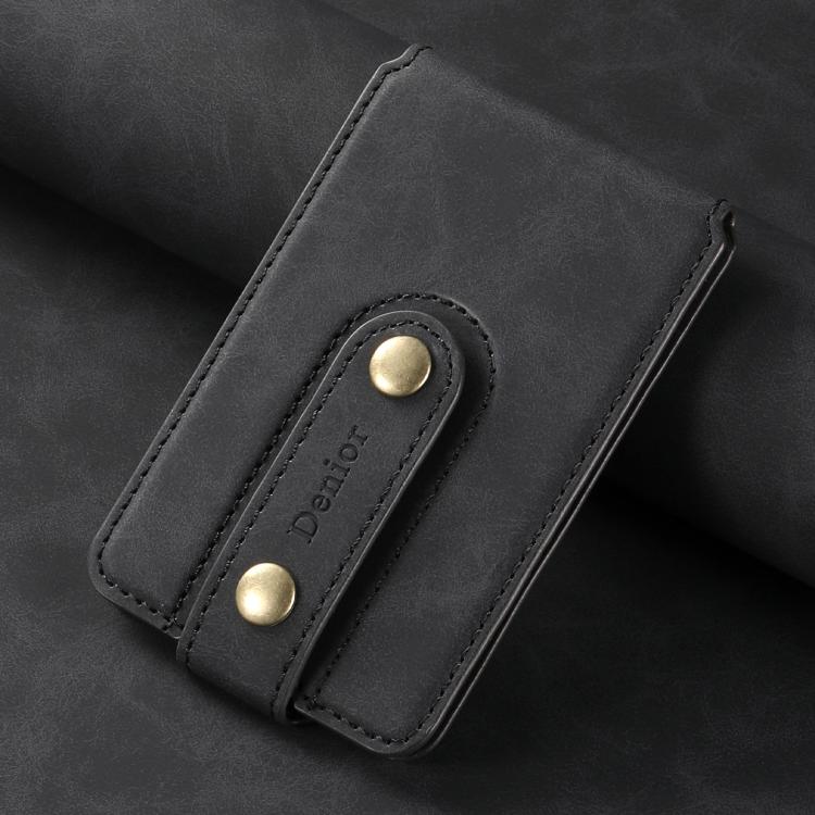 Denior V09 Magsafe Wallet Retro Texture Leather Magnetic Phone Holder Card Bag