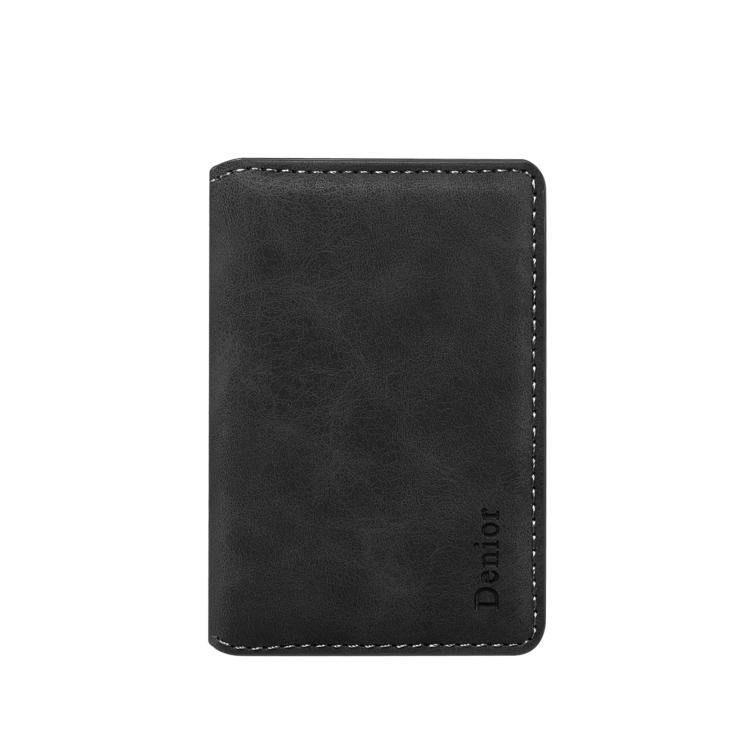 Denior V18 Magsafe Wallet Retro Texture Leather RFID Photo Frame Card Holder Bag