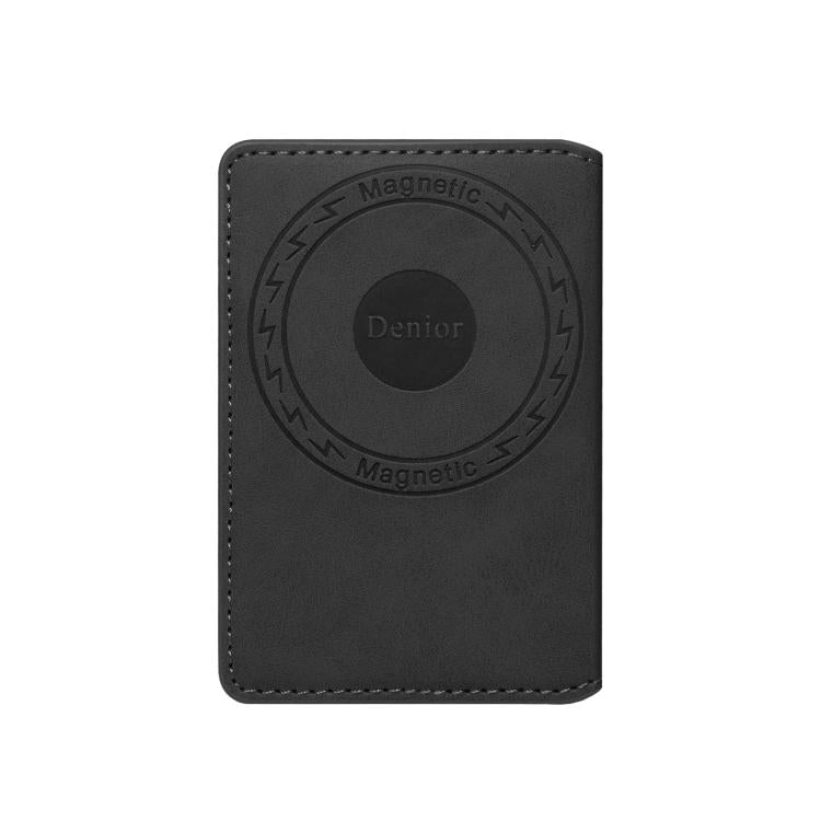 Denior V18 Magsafe Wallet Retro Texture Leather RFID Photo Frame Card Holder Bag