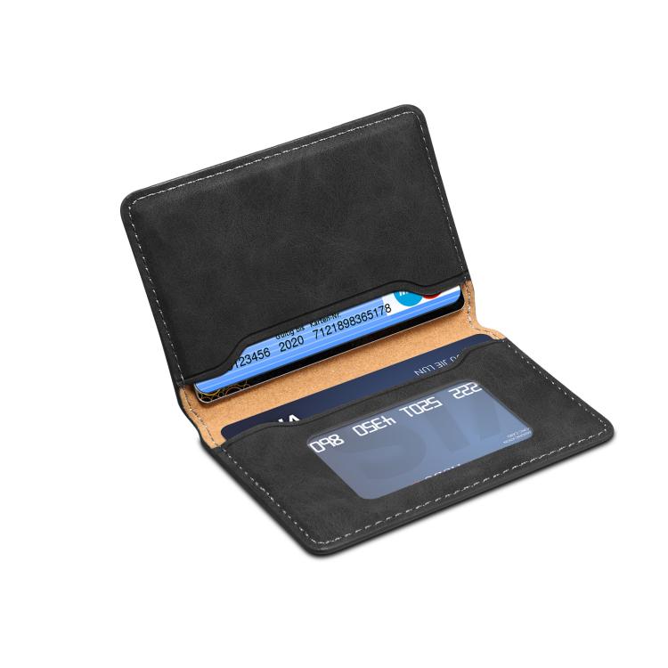 Denior V18 Magsafe Wallet Retro Texture Leather RFID Photo Frame Card Holder Bag