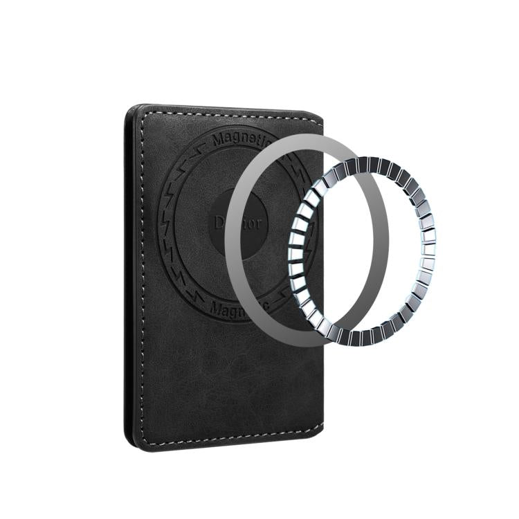 Denior V18 Magsafe Wallet Retro Texture Leather RFID Photo Frame Card Holder Bag