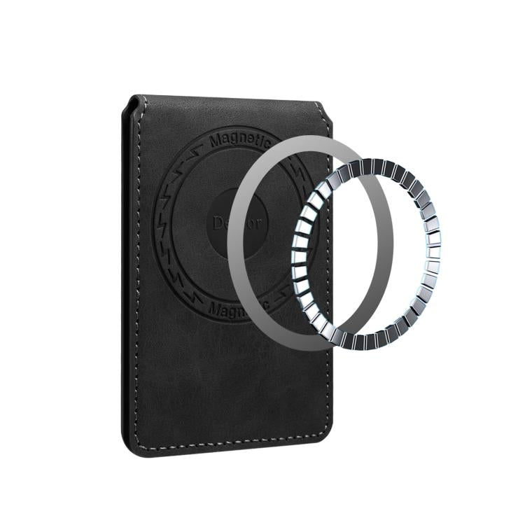 Denior V19 Magsafe Wallet Retro Texture Leather RFID Flip Card Holder Bag