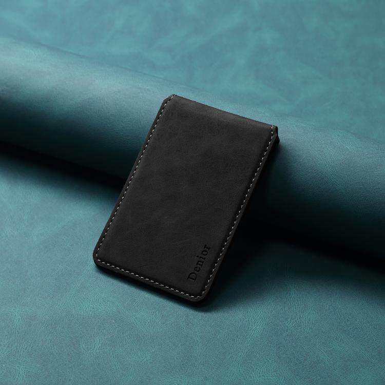 Denior V19 Magsafe Wallet Retro Texture Leather RFID Flip Card Holder Bag