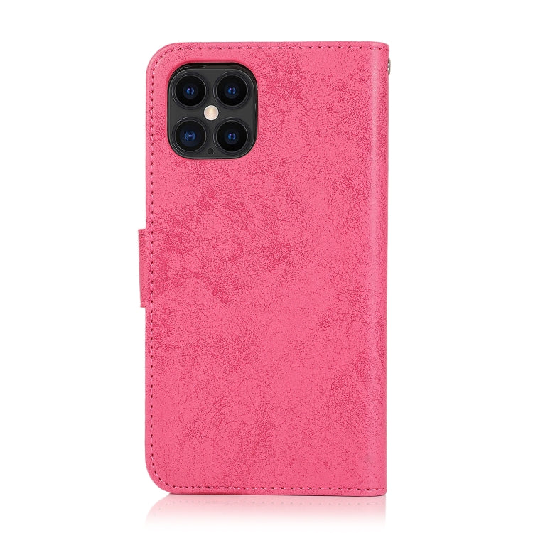 KLT888-2 Retro 2 in 1 Detachable Magnetic Horizontal Flip TPU + PU Leather Case with Holder & Card Slots & Photo Frame & Wallet