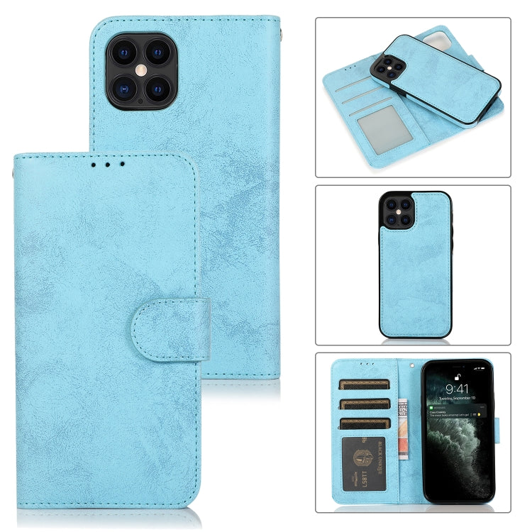 KLT888-2 Retro 2 in 1 Detachable Magnetic Horizontal Flip TPU + PU Leather Case with Holder & Card Slots & Photo Frame & Wallet