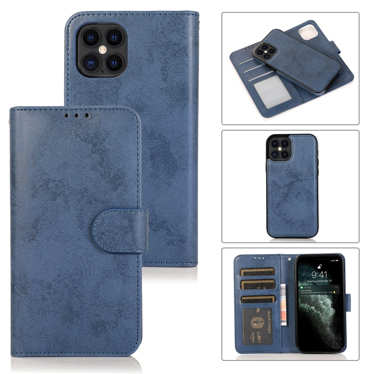 KLT888-2 Retro 2 in 1 Detachable Magnetic Horizontal Flip TPU + PU Leather Case with Holder & Card Slots & Photo Frame & Wallet