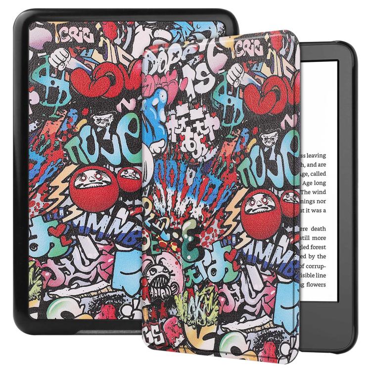 Custer Texture Painted Voltage Leather Smart Tablet Case