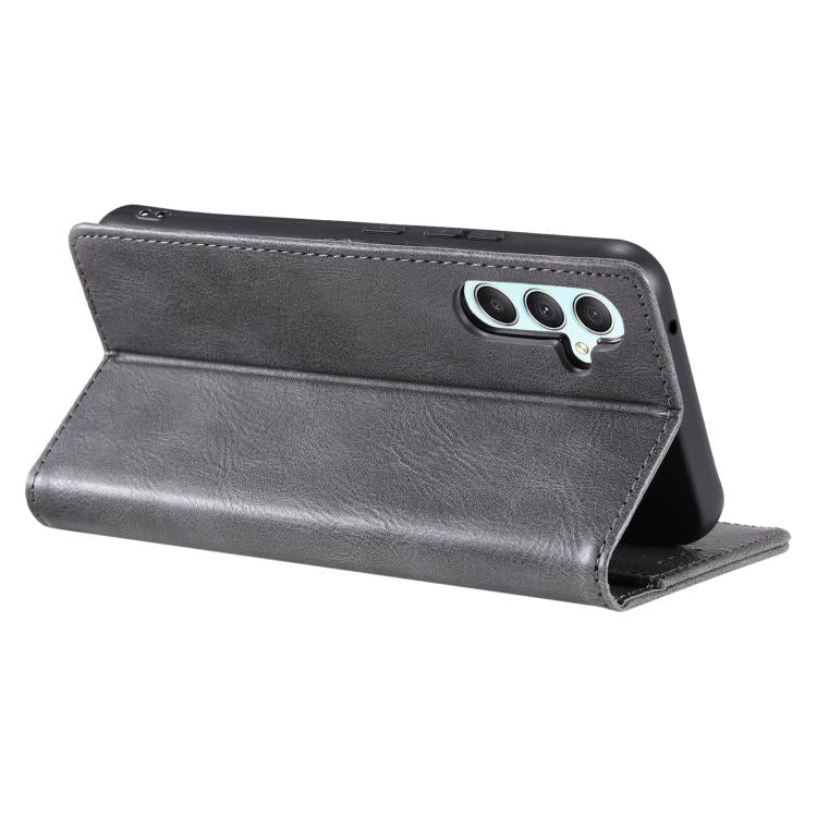 TTUDRCH RFID Retro Texture Magnetic Leather Phone Case, Compatible with Samsung Galaxy A17 5G