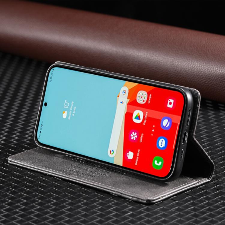 TTUDRCH RFID Retro Texture Magnetic Leather Phone Case, Compatible with Samsung Galaxy A17 5G