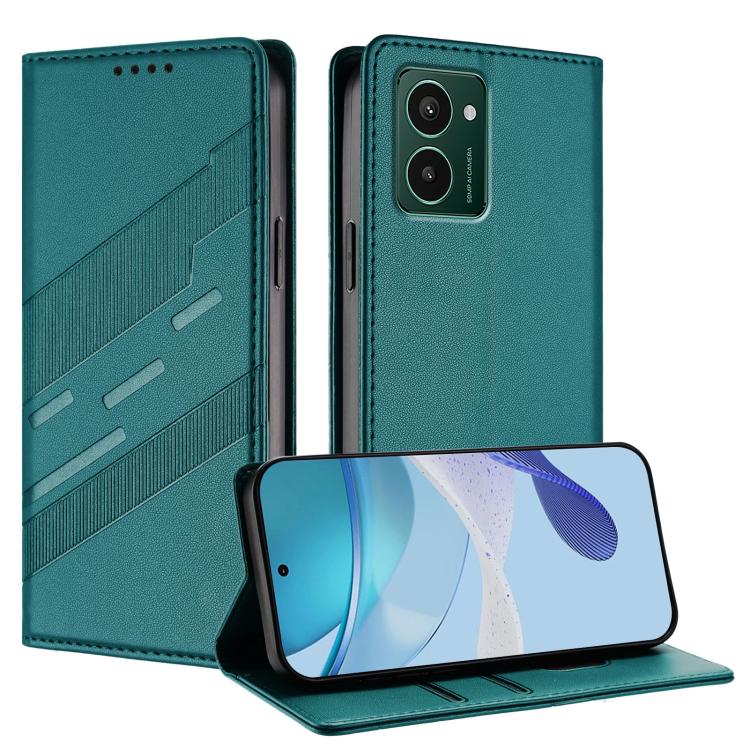 Embossed Multi-functional Wallet Retro Leather Phone Case, Compatible with HMD Pulse Pro