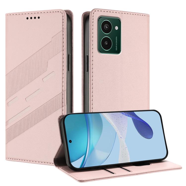 Embossed Multi-functional Wallet Retro Leather Phone Case, Compatible with HMD Pulse Pro