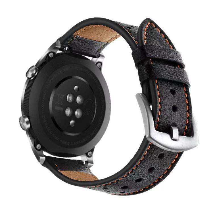 Hole Retro Leather Watch Band, Compatible with Samsung Galaxy Watch Ultra 47mm / Ultra 2025