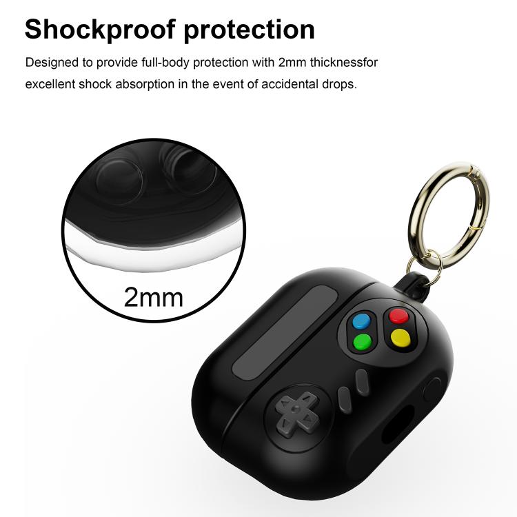 Retro Game Console Style Earphone Silicone Protective Case, Compatible with Samsung Galaxy Buds3 / Buds3 Pro
