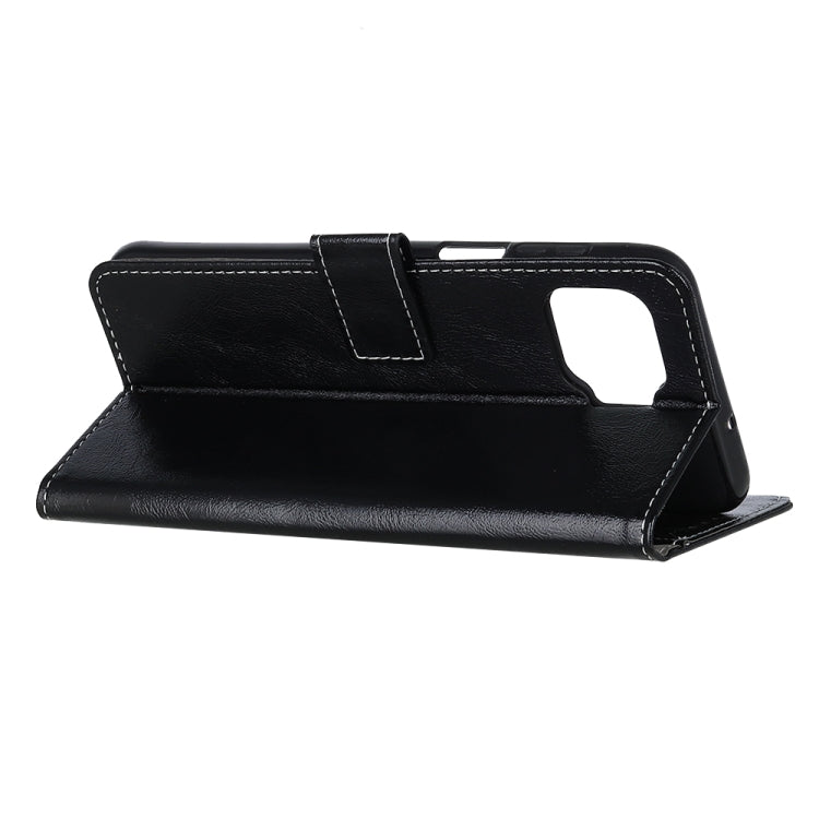 Retro Crazy Horse Texture Horizontal Flip Leather Case with Holder & Card Slots & Photo Frame & Wallet, Compatible with OPPO F17 Pro