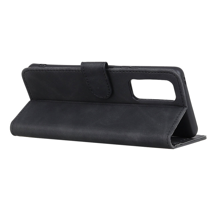 KHAZNEH Retro Texture PU + TPU Horizontal Flip Leather Case with Holder & Card Slots & Wallet, Compatible with OPPO Reno 4 5G