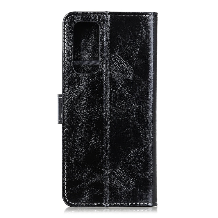 Retro Crazy Horse Texture Horizontal Flip Leather Case with Holder & Card Slots & Photo Frame & Wallet, Compatible with OPPO Reno4 5G