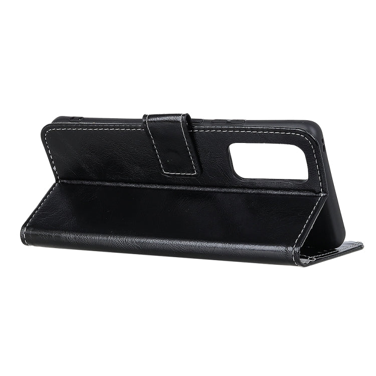 Retro Crazy Horse Texture Horizontal Flip Leather Case with Holder & Card Slots & Photo Frame & Wallet, Compatible with OPPO Reno4 5G