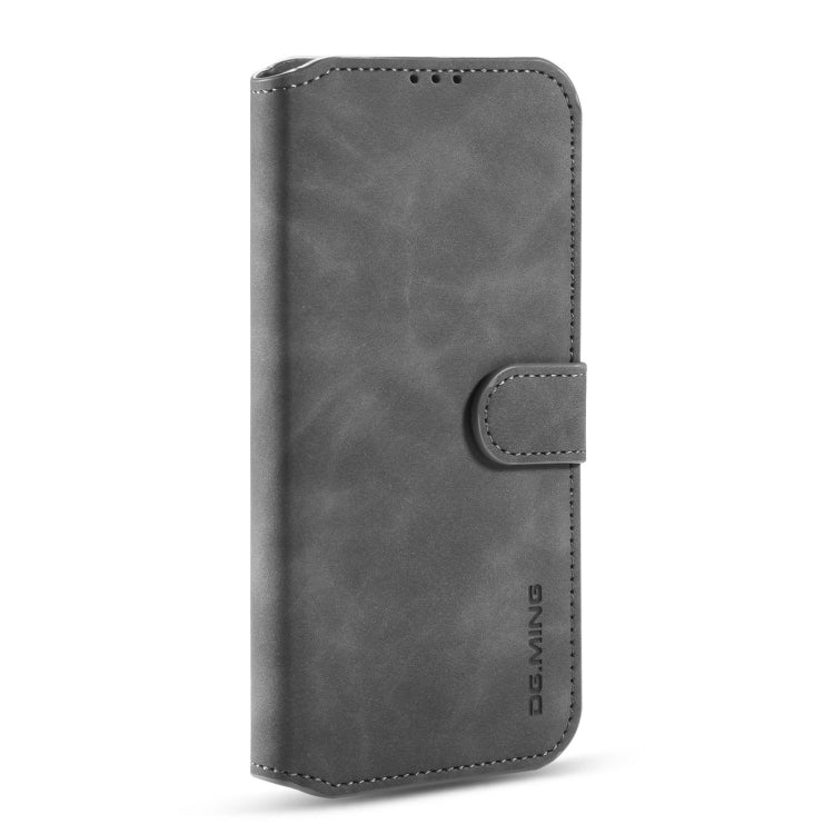 DG.MING Retro Oil Side Horizontal Flip Case with Holder & Card Slots & Wallet, Compatible with Samsung Galaxy M11 / A11 (EU Version)