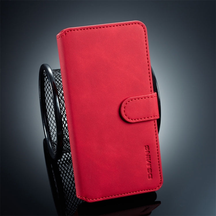 DG.MING Retro Oil Side Horizontal Flip Protective Case compatible with Huawei P30, with Holder & Card Slots & Wallet, Huawei P30