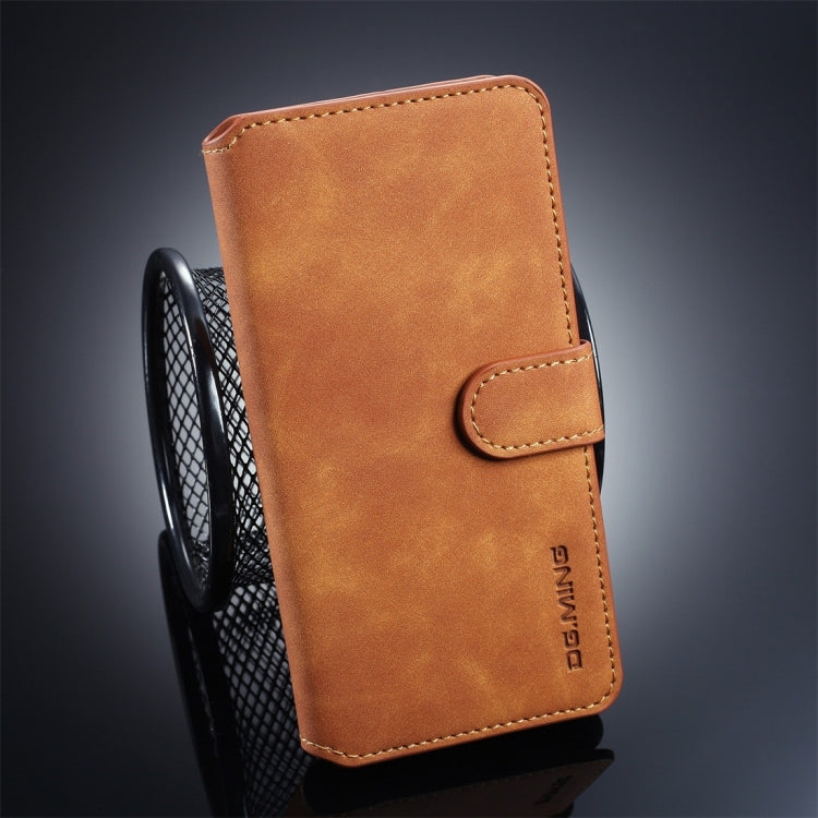 DG.MING Retro Oil Side Horizontal Flip Protective Case compatible with Huawei P30, with Holder & Card Slots & Wallet, Huawei P30