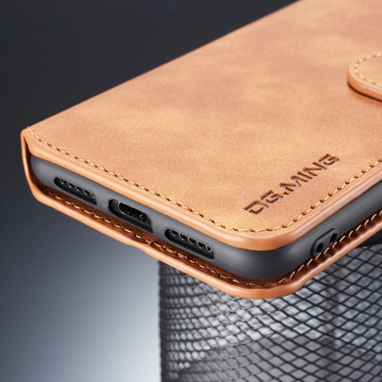 DG.MING Retro Oil Side Horizontal Flip Case compatible with Huawei P20 Pro, with Holder & Card Slots & Wallet, Huawei P20 Pro