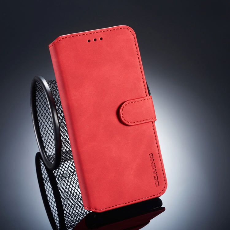 DG.MING Retro Oil Side Horizontal Flip Case compatible with Huawei P20 Pro, with Holder & Card Slots & Wallet, Huawei P20 Pro