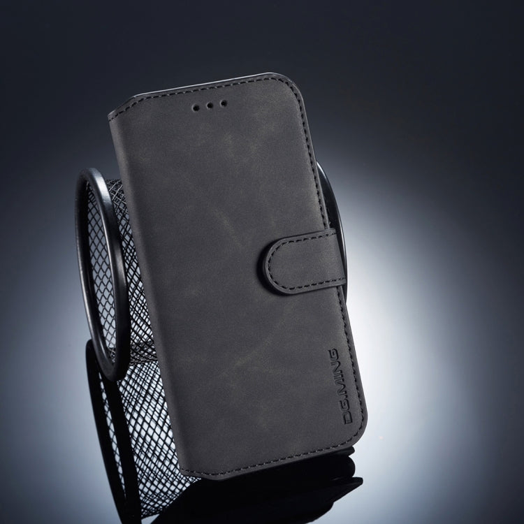 DG.MING Retro Oil Side Horizontal Flip Case compatible with Huawei P20 Lite / Nova 3e, with Holder & Card Slots & Wallet, Huawei P20 Lite / Nova 3e