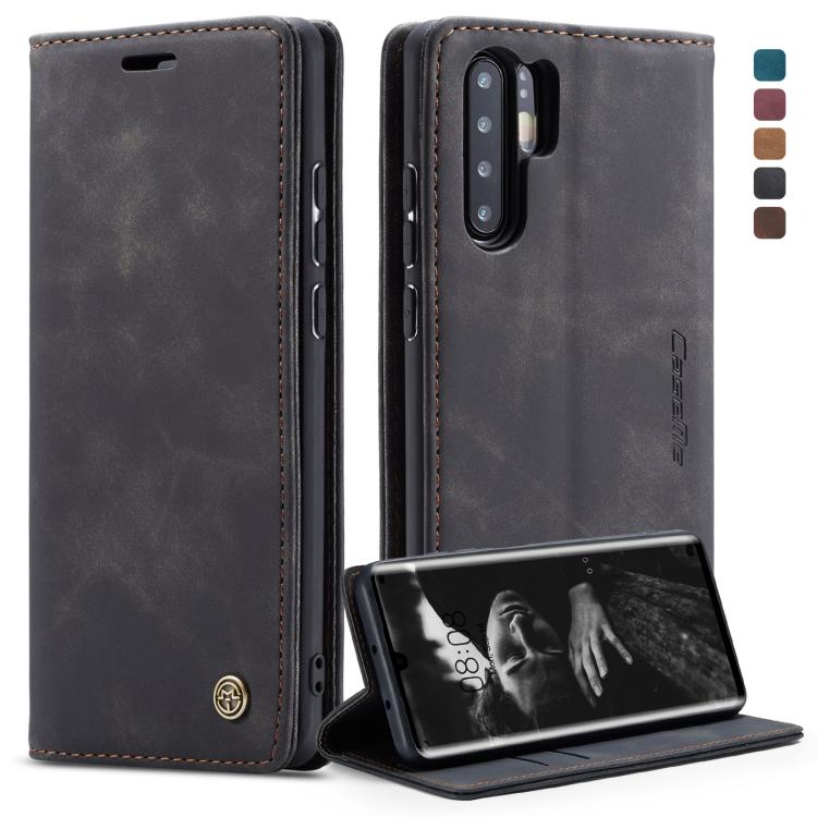 CaseMe-013 Multifunctional Retro Frosted Horizontal Flip Leather Case compatible with Huawei P30 Pro, with Card Slot & Holder & Wallet, Compatible with Huawei P30 Pro